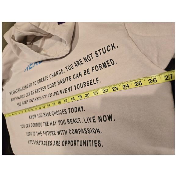 Boys Lie 2000 Read Me Beige Hoodie Sweatshirt Beige Mens One Size - Picture 12 of 14